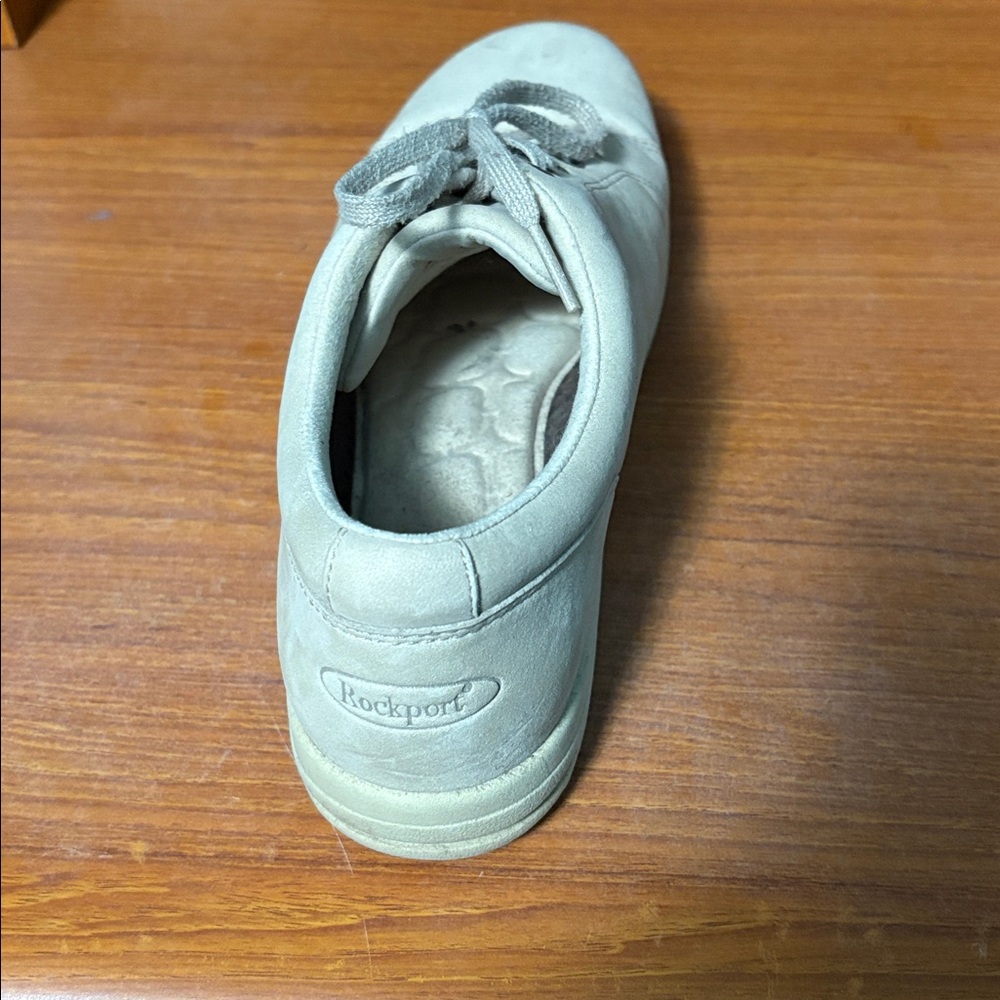 Rockport Women’s Khaki Nubuck Leather Oxfords Walking Comfort Shoes WW4103 - Picture 3 of 13